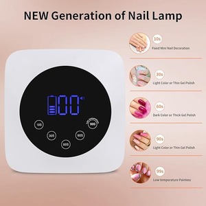 Lámpara de Uñas LED UV Profesional de Curado Rápido para Todo Tipo de Gel, 72W, Recargable, con Sensor de Movimiento, Equipo de Salón - Product Image 5
