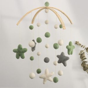 Mobile per Culla in Lana, Decorazione per <span class=keywords><strong>Cameretta</strong></span> Neonati, Regalo per Neonati, Arredo Casa - Product Image 2