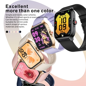 Reloj Inteligente QX15 con Pantalla Táctil, Resistente al Agua IP68, Asistente de Voz, Monitor de Ritmo Cardíaco, Monitor de Sueño, Múltiples Deportes - Product Image 2