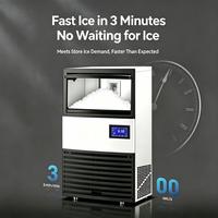 Machine à glace pilée flocon de neige de 30 kg de capacité pour la conservation des fruits de mer et de la glace