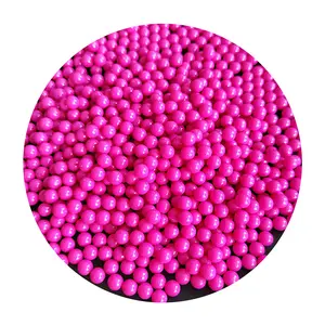 6mm 8mm 10mm Acrylic Solid Color Round Loose Beads No Hole for Slime Nail Art Craft Fillers