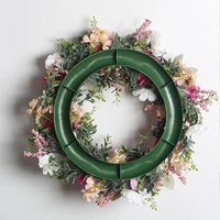 Arrangement floral artificiel en PU de haute qualité pour centres de table de mariage - Design moderne réaliste, imperméable et antibactérien
