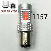 Ampoule LED de voiture rouge, blanche, jaune, Bay15d S25 1156 Ba15s 1157 7440 7443 3156 3157 3030 30SMD 30Led, clignotant, feu stop, ampoule LED automobile
