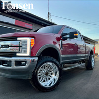 Llantas Forjadas de Aleación Cóncavas Profundas 24x12 26x14 20x12 8x170 6x139.7 8x6.5 Personalizadas para RAM 3500 Chevrolet Silverado 1500 FORD F-350