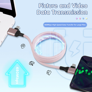 Mới Đến 60W Từ Sạc Nhanh Cáp Tự Quanh Co Điện Thoại Di Động <span class=keywords><strong>USB</strong></span> Loại C Từ Sạc Cáp Dữ Liệu - Product Image 6