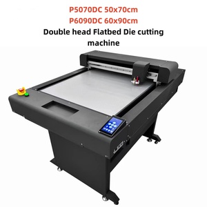 Machine de découpe numérique à double tête pour emballages et étiquettes 5070/6090, découpe complète avec prise en charge du découpe-collage, traceur graphique - Product Image 3