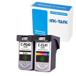 Cartucho de tinta PG 40 CL 41 PG-40 CL-41 PG40 CL41 Premium, remanufacturado, para impresora <span class=keywords><strong>Canon</strong></span> Pixma IP188 <span class=keywords><strong>IP</strong></span> 1800 IP1800 - Product Image 1