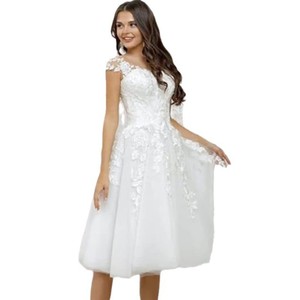 <span class=keywords><strong>Vestidos</strong></span> <span class=keywords><strong>de</strong></span> <span class=keywords><strong>Novia</strong></span> <span class=keywords><strong>Cortos</strong></span> Blancos <span class=keywords><strong>Sencillos</strong></span> 2025 para Mujer, Manga Casquillo, Apliques Personalizados, Vestido <span class=keywords><strong>de</strong></span> <span class=keywords><strong>Novia</strong></span> Boho, Vestido <span class=keywords><strong>de</strong></span> Princesa, Bonito Vestido <span class=keywords><strong>de</strong></span> <span class=keywords><strong>Novia</strong></span> - Product Image 5