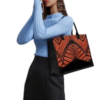 Sac fourre-tout personnalisé à faible MOQ, populaire, double face, entièrement imprimé, sac à bandoulière pour femme, incontournable