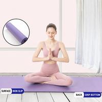 Tapete de Yoga Ecológico de NBR, Grueso y Ancho, de Alta Densidad, Antideslizante, de Goma, para Ejercicios de Danza y Fitness