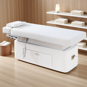 Table de massage professionnelle la plus vendue en usine, 4 moteurs, cadre en acier inoxydable, chauffage électrique en PU, pour salle de sport, salon, entrepôt, usage commercial - Product Image 2