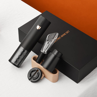 Ouvre-bouteille automatique rechargeable de luxe Ouvre-bouteille personnalisé Ensemble d'ouvre-vin électrique boîte-cadeau
