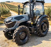 Tracteur agricole professionnel robuste et fiable à quatre roues motrices 4x4 de 80 ch, 90 ch, 100 ch, puissant et performant
