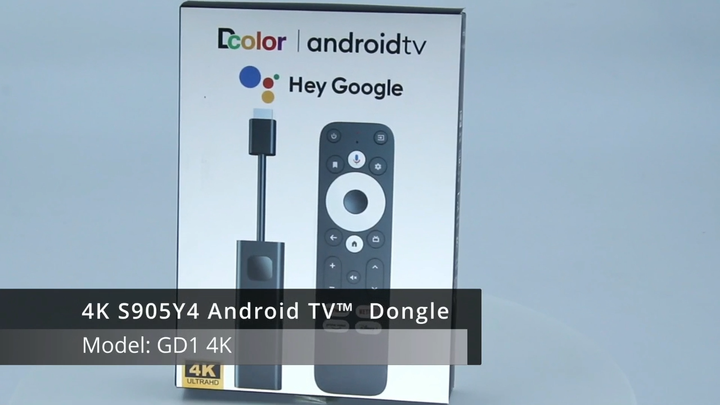 Dual Wifi 4K UHD Receiver - Dcolor TV Stick Android 11