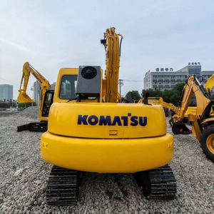 Excavatrice sur chenilles Komatsu PC60 d'occasion, 6 tonnes, capacité de godet 0,28-0,37 m, moteur, boîte de vitesses, pompe, roulement, forte capacité de travail, la meilleure - Product Image 3