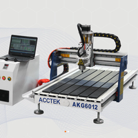Haute efficacité bureau Mobile petite machine de gravure CNC à bois AKG 6012 pour jouets pour enfants soulagement bois artisanat acrylique