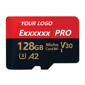 การ์ดหน่วยความจำ A1 32GB พร้อมอะแดปเตอร์ <span class=keywords><strong>SD</strong></span> สำหรับ U3 A2การ์ดหน่วยความจำแบบไมโคร TF ขนาด120เมกะไบต์/วินาที128GB สามารถออกแบบโลโก้ได้เอง - Product Image 3