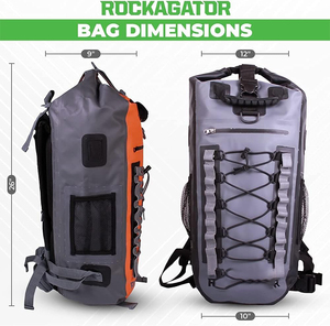 Free sample Wayfarer Waterproof <b>Rolltop</b> <b>Backpack</b> Dry Bag for Outdoor, Water Sports, Kayaking, Boating, Camping, Hiking - Product Image 6