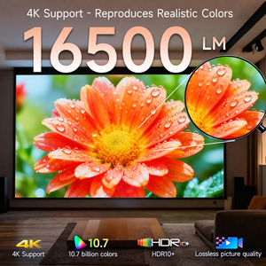 Nouveau <span class=keywords><strong>projecteur</strong></span> intelligent Linux 1650 ANSI, 1080p natif, autofocus TOF, WiFi 6, BT, MEMC pour l'éducation, vente en gros OEM - Product Image 2