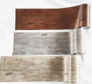 शास्त्रीय लकड़ी अनाज डिजाइन पीवीसी फिल्म के लिए फर्नीचर बहतरीन पीवीसी शीट के लिए रसोई कैबिनेट