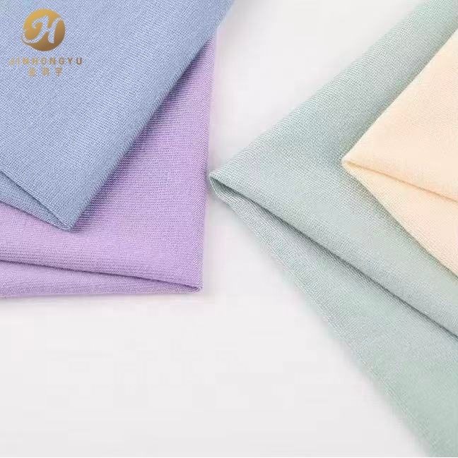 Factory Price 92% Viscose 8% Spandex Fabric 180gsm 173cm Wide High Elastic Viscose Jersey for Garment Underwear RTS