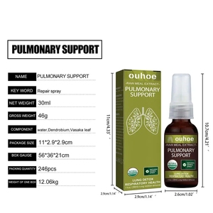 Spray Nasal Herbal pour les Poumons 30ml Contre le Ronflement et la Sinusite Rhi N5W2 OEM ODM Soins Corporels - Product Image 2