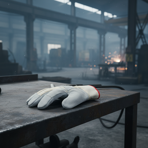 Guanti in Pelle Spaccata Resistenti al Taglio - Product Image 4