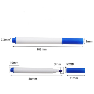 12 couleurs Mini marqueur effaçable pointe fine stylo tableau blanc pour l'école et le bureau - Product Image 2