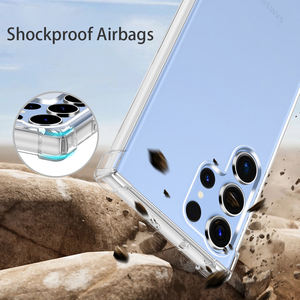 Custodia cellulare <span class=keywords><strong>trasparente</strong></span> per Samsung Galaxy S23 Ultra S25 S24 S22 Plus <span class=keywords><strong>S21</strong></span> + S20 FE <span class=keywords><strong>Cover</strong></span> <span class=keywords><strong>Cover</strong></span> Soft TPU con cordino - Product Image 3