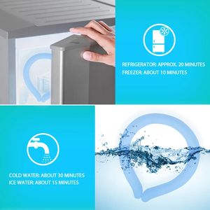 Leher tabung pendingin dapat dipakai pembungkus leher pendingin untuk musim panas panas berkedip atau demam - Product Image 4