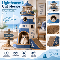 Griffoir pour chat en carton ondulé scandinave personnalisé, emballage en papier écologique