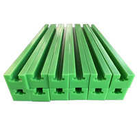 Profil en plastique UHMWPE extrudé sur mesure, bandes d'usure, résistance aux chocs, guide-chaîne en plastique, bande d'usure, bande HDPE