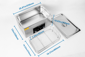 Kit de nettoyage à ultrasons industriel 45l nettoyeur à ultrasons usine <span class=keywords><strong>6L</strong></span> avec bouton - Product Image 6