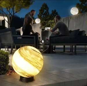 Lámpara <span class=keywords><strong>de</strong></span> <span class=keywords><strong>tierra</strong></span> moderna <span class=keywords><strong>de</strong></span> cristal para luces Led al aire libre en villas jardines y parques decoración al aire libre - Product Image 6