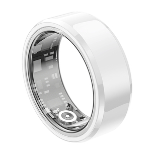 Anneau intelligent en céramique SR02 pour la surveillance de la fréquence cardiaque et du sommeil Anneaux intelligents pour hommes et femmes avec télécommande <span class=keywords><strong>JYOUPRO</strong></span> APP - Product Image 1