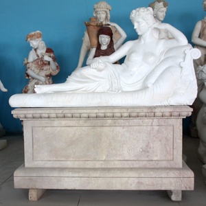 Estatua de mármol para mujer, escultura sexy desnuda de piedra Popular, estatua de desvestirse - Product Image 4