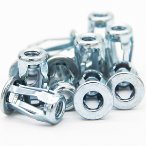 Écrous araignée filetés à tête de bride en acier inoxydable, 1 pièce, avec Inserts filetés, en Zinc, écrou à Rivet avec Jack molle pour manchon murale creuse - Product Image 6