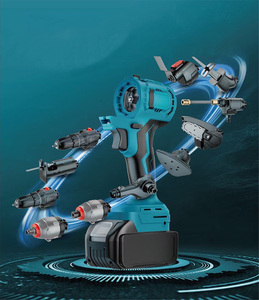 <span class=keywords><strong>Outil</strong></span> multifonction oscillant à lumière LED 18V sans fil avec contrôle des vibrations, poignée ergonomique, vitesse variable pour travaux de précision - Product Image 2