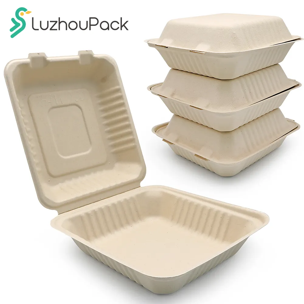 Luzhoupack מותאם אישית 1200 מ "ל סיבי סוכר biodetest