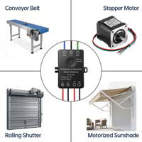 Module de relais marche/arrêt GLC FR-S2026 IP67 12V 24V 36V 48V 60V 72V 30A pour le contrôle des moteurs à courant continu dans les treuils et les ouvre-portes