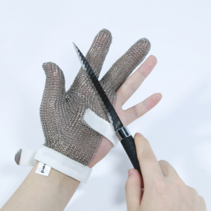 Butcher của sắt thịt cắt, cắt, sứt mẻ thực phẩm nhà bếp thép không gỉ cấp 5 bảo vệ làm việc thép an toàn găng tay - Product Image 1