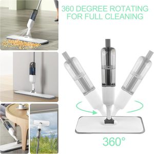 Wholesale Custom Logo Portable Detachable 360 Swivel Steel Self-Wringer Dry Wet Commercial Floor Cleaning Hand-Free Microfiber - Product Image 4