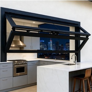 Finestre Pieghevoli in Vetro Bi-Fold con Doppi Vetri Insonorizzati in Alluminio Design Cinese EBON - Product Image 2