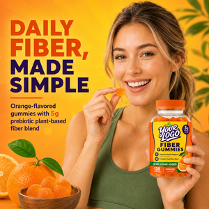 High Quality Health Food Vegan Prebiotic Formula Plant Based Support Digestive Wellness No Sugar Orange Adult Fiber Gummies - Product Image 2