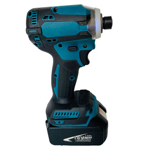 Blue Portable Lithium Battery Rechargeable High Torque Cordless <b>Power</b> Screw Drivers Brushless Impact Screwdriver Set PG4739 Elec - Product Image 2
