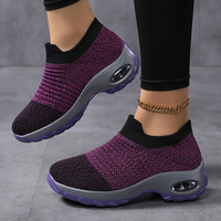 Chaussures de course respirantes en maille pour femmes, semelle extérieure interchangeable en PU et TPR, logo personnalisé, légères, sport d'automne, fermées