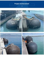 Ailes de protection pneumatiques en caoutchouc Yokohama à absorption d'énergie élevée pour navires et sous-marins