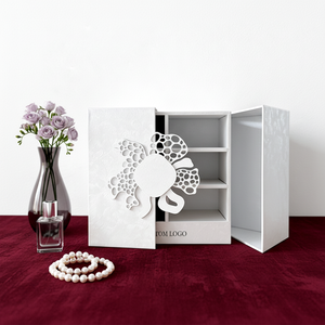 Caja de Regalo Ecológica y Elegante Personalizada <span class=keywords><strong>para</strong></span> Joyería, Cosméticos, Recuerdos, Cuidado de la Piel, con Doble Puerta y Diseño de Libro - Product Image 1