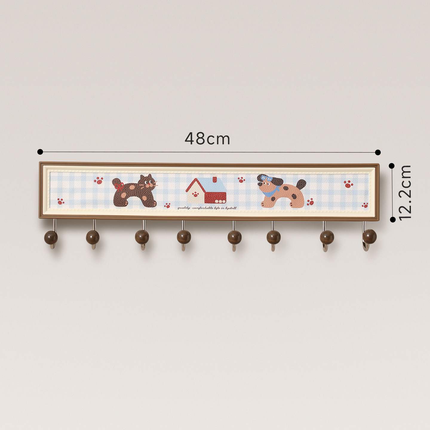 Cat and Dog Party Set [8-Hook Suction Cup Reinstallable]