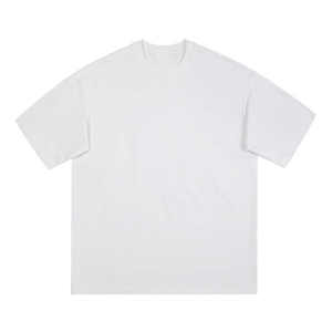 Fabricant Vente en gros T-shirt blanc lourd 100% coton pour hommes T-shirt lourd surdimensionné Hommes Impression T-shirts personnalisés - Product Image 4